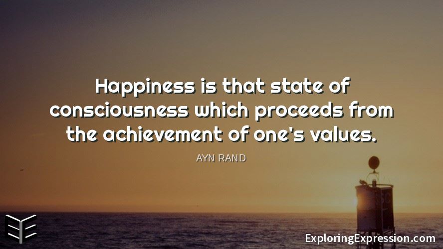 exexadmin's tweet photo. Happiness is that state of consciousness which proceeds from the achievement of one's values. --Ayn Rand
#motivationquotes #lifequotes #wisdom #wordsofwisdom #inspire #inspirational #quote #motivational #quotes #learningLifestyle #ExploringExpression https://t.co/EQcEjQyxYg