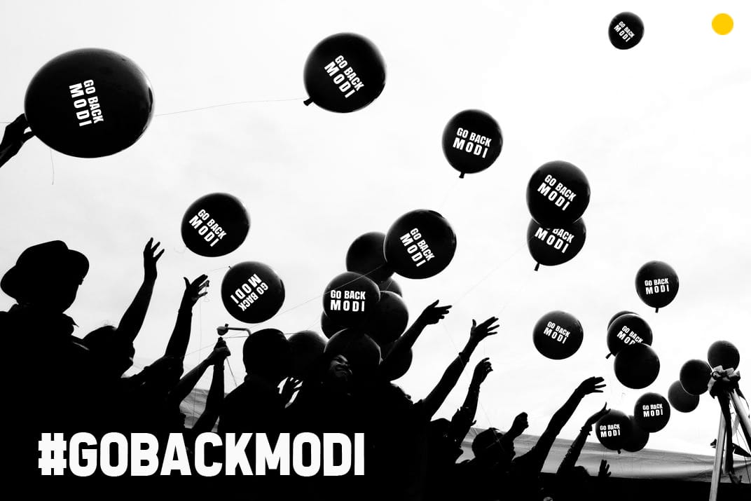 vigneshJP's tweet image. #GoBackModi