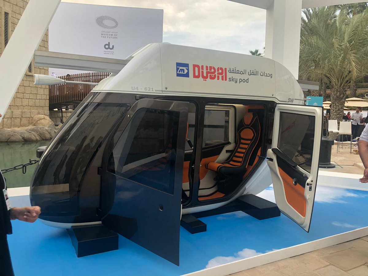 Read about Dubai's Sky Pods displayed by <a href="/RTA_Dubai/">RTA</a> at the <a href="/WorldGovSummit/">World Governments Summit</a> bit.ly/2WV3maq