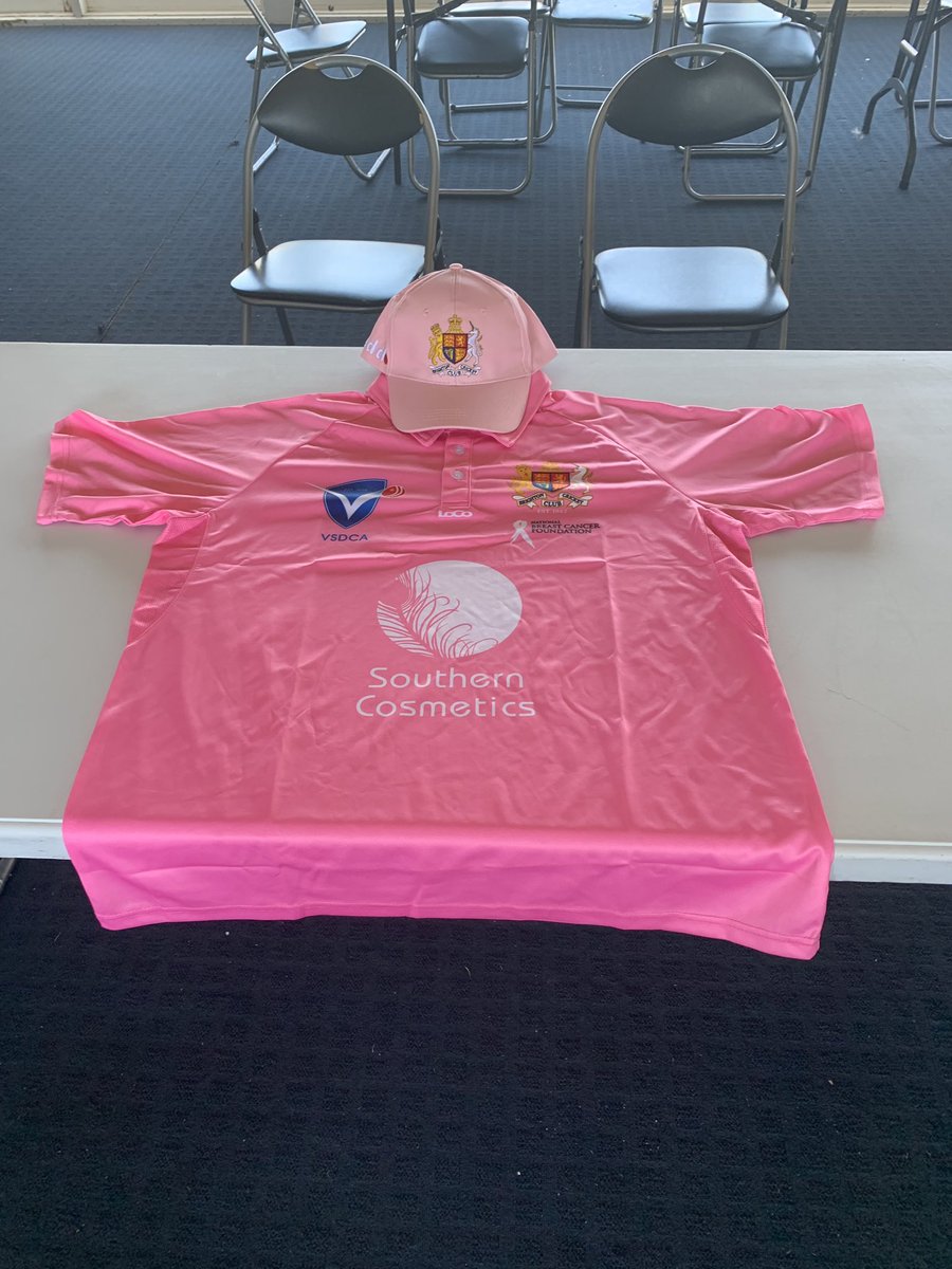 BCC1842's tweet photo. Match Day shirt for our @NBCFAus Pink Lunch Round v @TLCC_1982 , we as a club are proud to support this cause , 🙏 to our community partners @Southrncosmetic Reddo #findacure https://t.co/KSzEM7cXPE