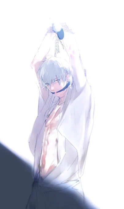 自分の鎖で縛られてるのってエロくていいよねっていう絵(飽きたので供養 
