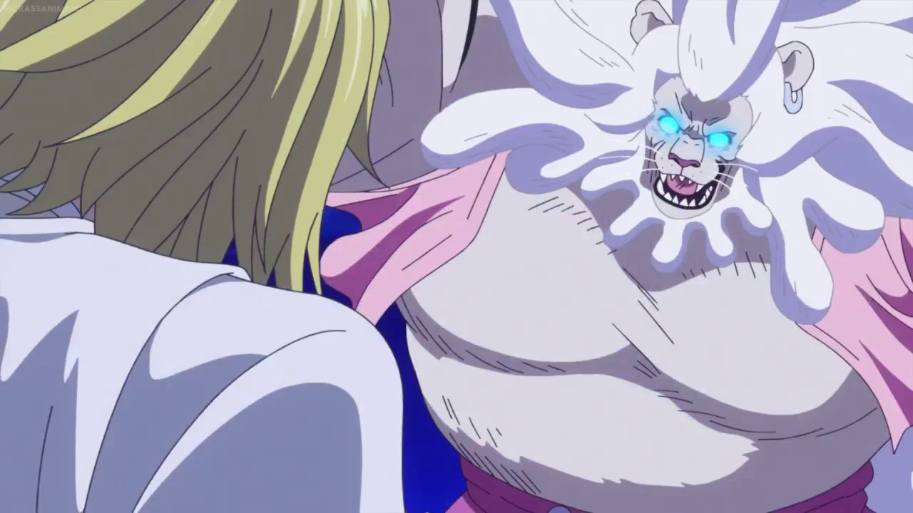 ワノ国 で Twitter પર In The Manga Pekoms Was Restrained By His Crewmates As Sanji And Luffy Were Fleeing Through The Air In The Anime Pekoms Has A Chance To Help The
