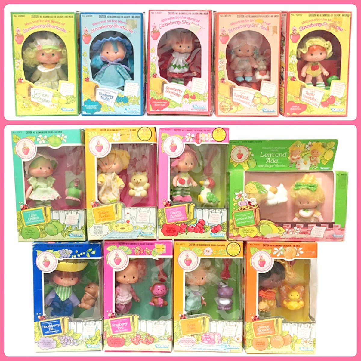 80s＊Strawberry Shortcake🍓 ストロベリーショートケーキのドール15点