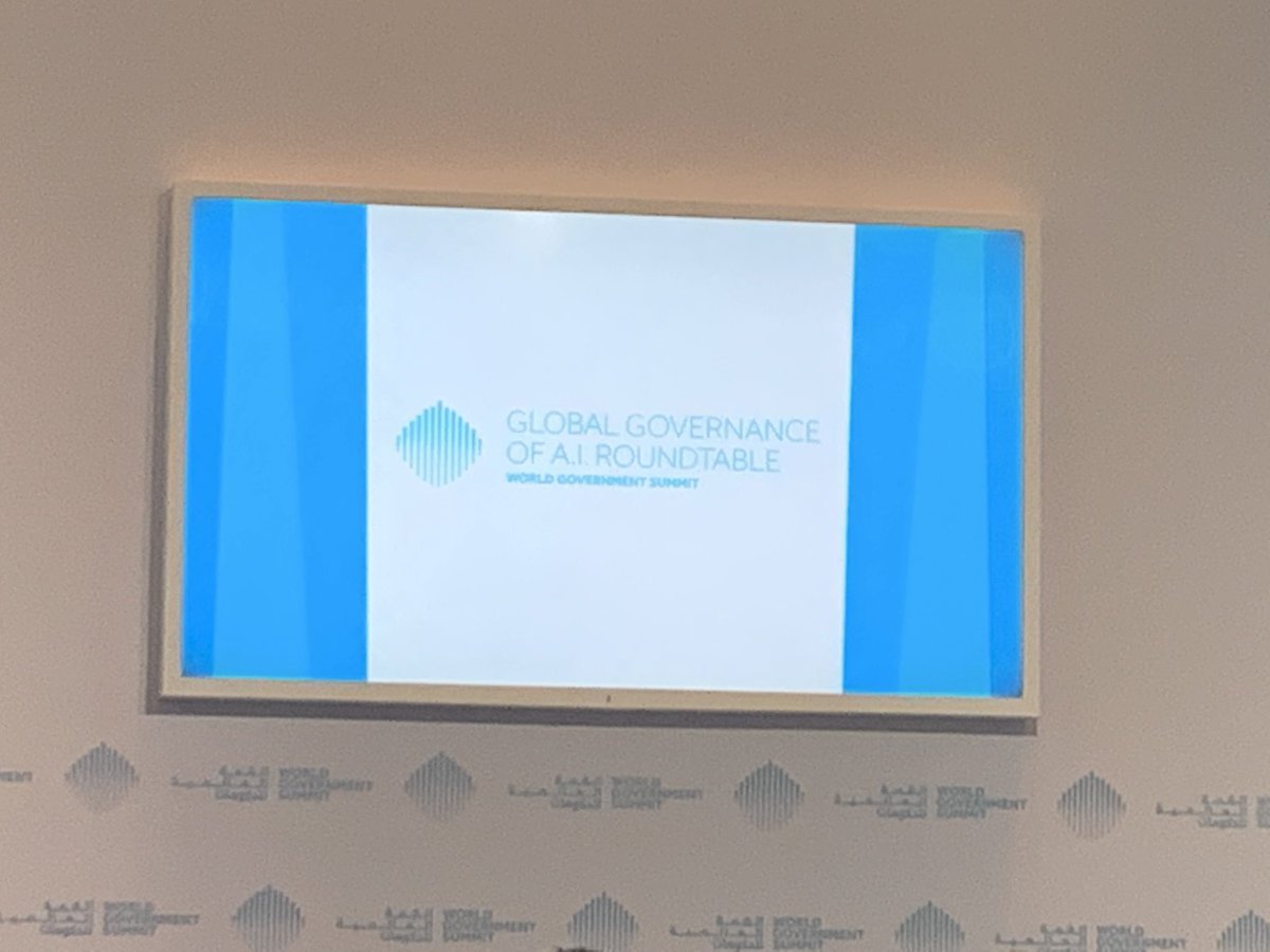 enzolefevre's tweet photo. Very challenging discussions at the #WorldGovernmentSummit Global Governance in AI Roundtable #GGAR launched by @CyrusHodes and the @thefuturesoc. Bringing to the conversation the experience of @AgidGov #Italy https://t.co/Etswg6d5yY