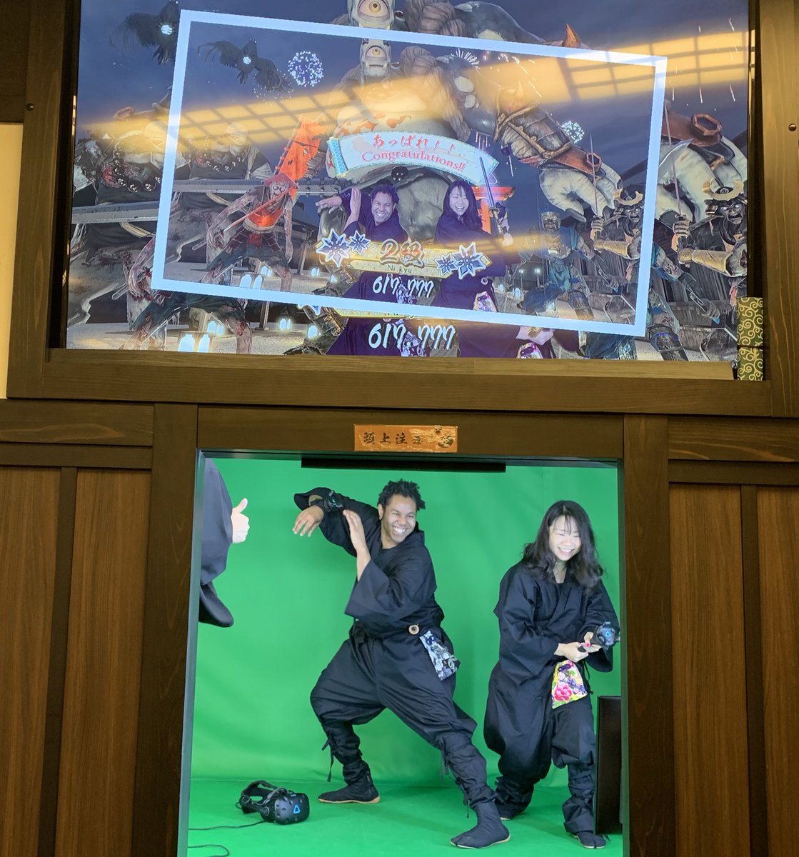 VRNINJADOJO's tweet photo. VR Ninja Dojo is now pre-opened!
The first student to commemorate!

Thanks for coming!
I will do my best to make many people know VR Ninja Dojo!

I hope to see you again.
https://t.co/Yzaery8QbK

#japan #experience #japantrip #thingstodo #vrninja #vrninjadoj https://t.co/sfEfa0512z