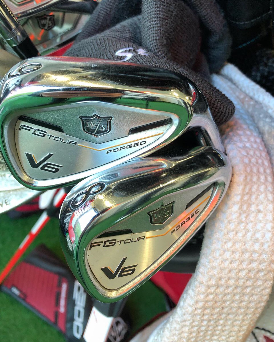 WilsonGolfEU's tweet photo. The @WilsonGolf Irons that @DavidLawGolf used to win the @EuropeanTour @VicOpenGolf : C300 Forged &amp; FG Tour V6 🔴⚫️ #Wilson https://t.co/fKDJ5PacYG