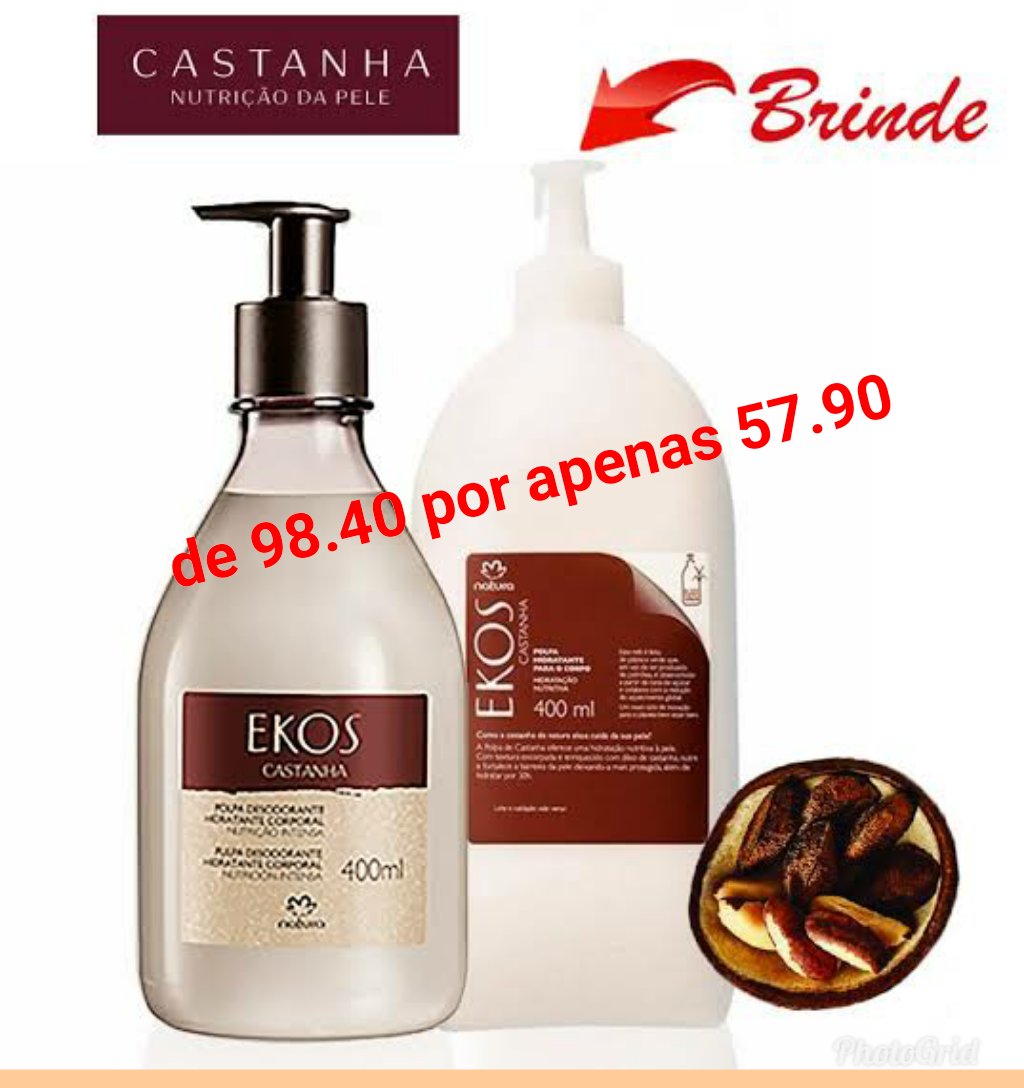 #PROMONATURA NA compra da polpa desodorante hidratante corporal 400ML ...ganhe um refil....isso mesmo....e vc só paga 57.90 e mais vc também pode comprar no meu espaço Natura entrega garantida rede.natura.net/espaco/iraceli1
