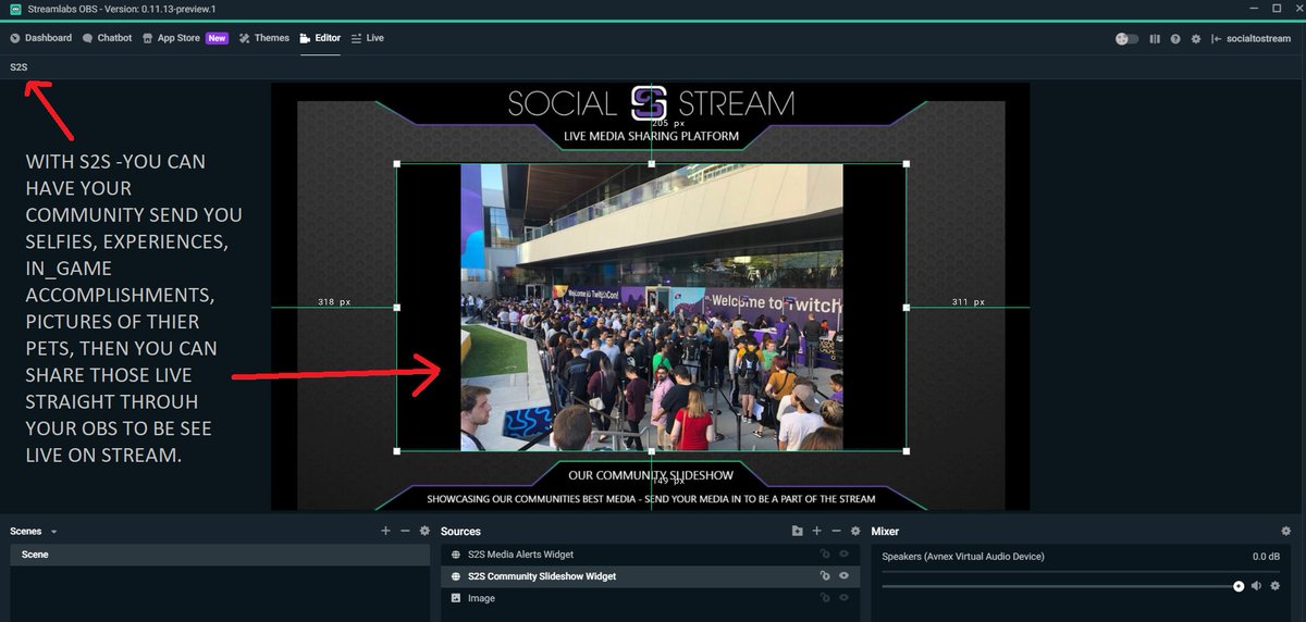 socialtostream's tweet photo. #twitchstreamers is viewer interaction/engagement critical in connecting with your community and growing?

Get to know your community and let them be a part of your stream LIVE in a new way using S2S.

Let them share selfies, pet pics, screenshots of their gaming accomplishments. https://t.co/n8PfExX9kx