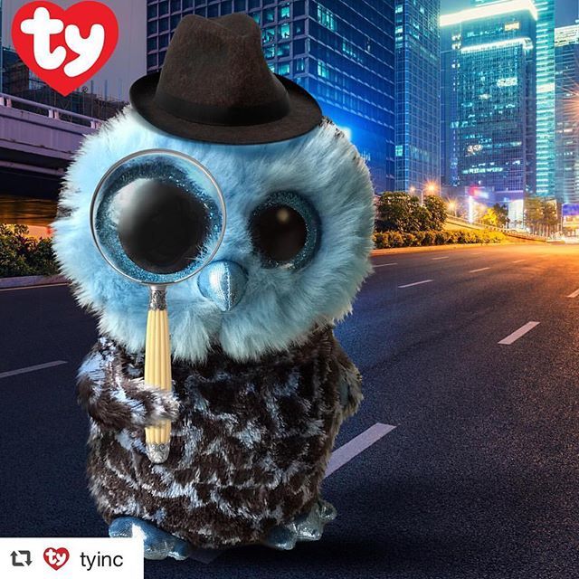TyJapanOfficial's tweet photo. tyinc
Yago would be a great detective. he’s always asking “HOOdunnit”⠀
-⠀
#Tyinc #BeanieBoos #BeanieBabies #Instadaily #TyClassic #owl #MondayPunday #detective #dadjokes #tyjapan #ビーニーブーズ #tyぬいぐるみ #名探偵 https://t.co/GWSQVl7FQI https://t.co/zIpfN67qzI