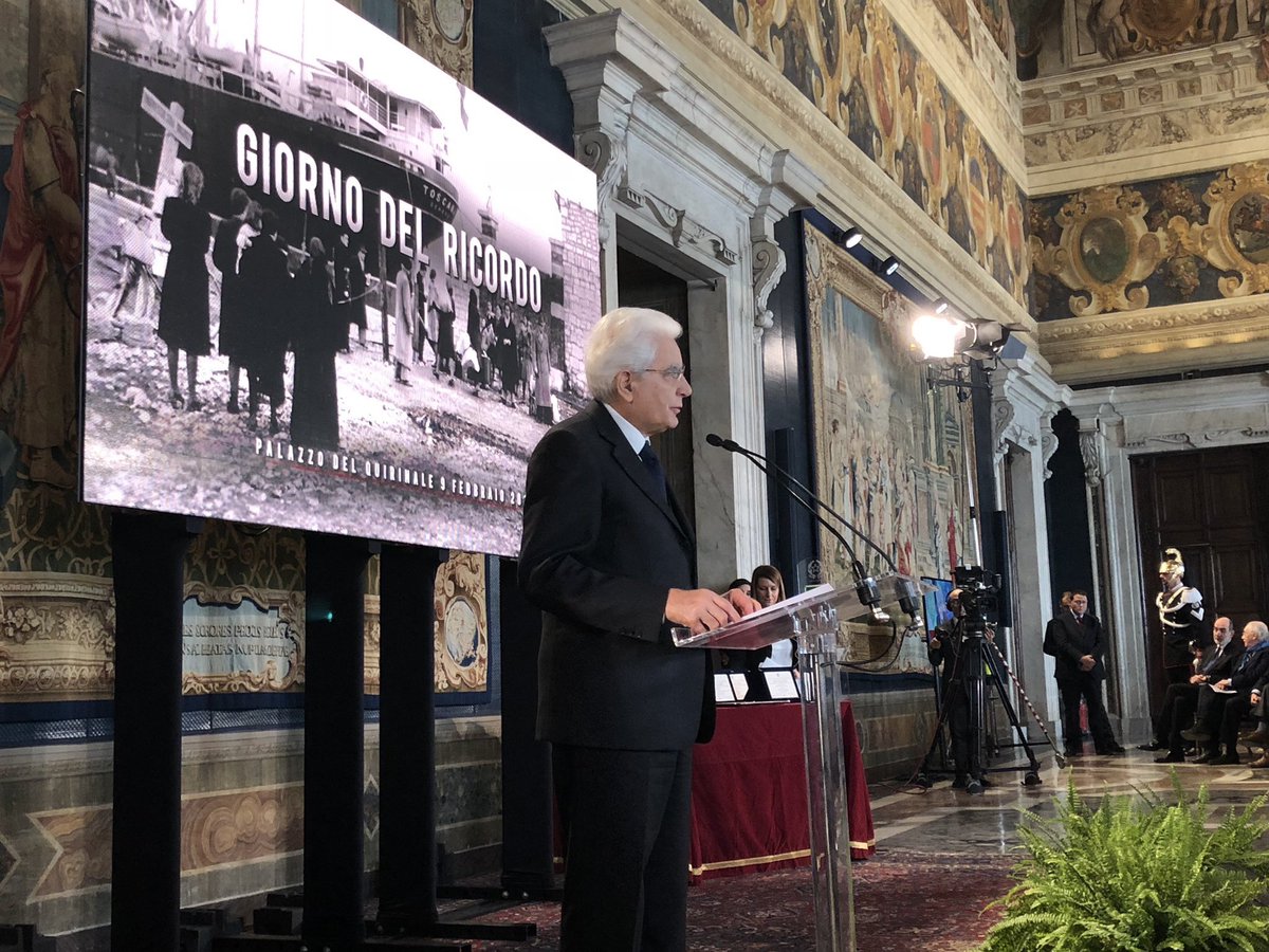 In occasione del #GiornoDelRicordo è necessario tenere viva la memoria degli italiani vittime delle #foibe e ricordare l'esodo giuliano-dalmata. Conoscere gli orrori del passato per evitare di commetterne nel presente e futuro. #10febbraio
