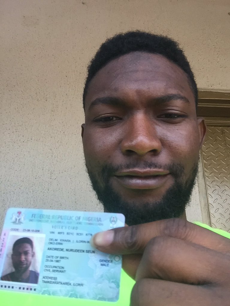 AkoredeSan's tweet photo. #PVCselfiechallenge ready for 16th Feb.operation vote out the looters destiny https://t.co/hq2kTGrqKO