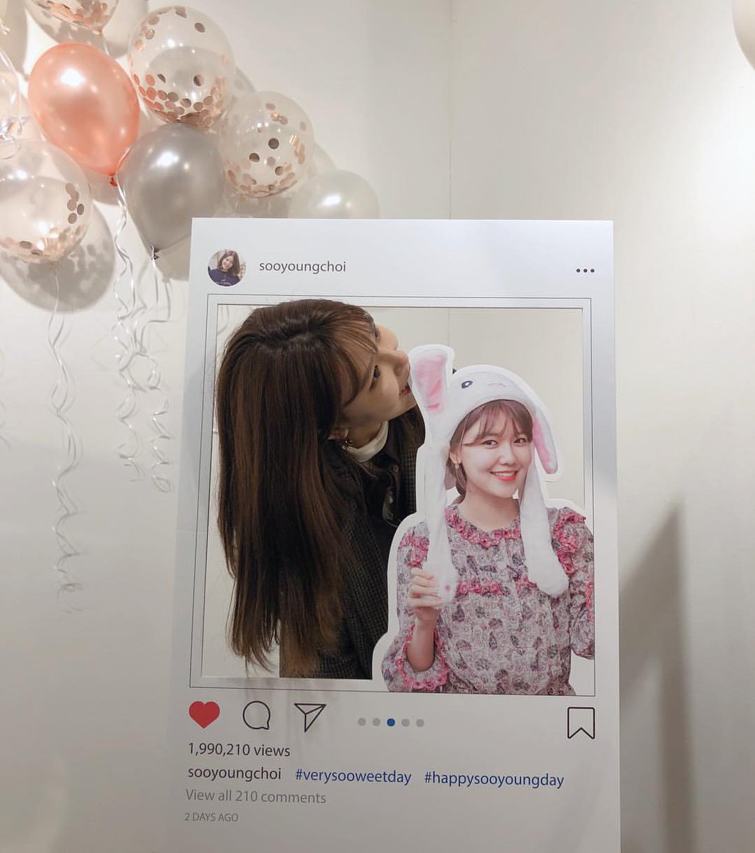 syoungstagram's tweet photo. [INSTAGRAM CAROUSEL] sooyoungchoi: 귀빠진날 #verysooweetday #happysooyoungday 🎈❤️ https://t.co/RdkVxsNf7a (2P) https://t.co/GqBbpdvBxm