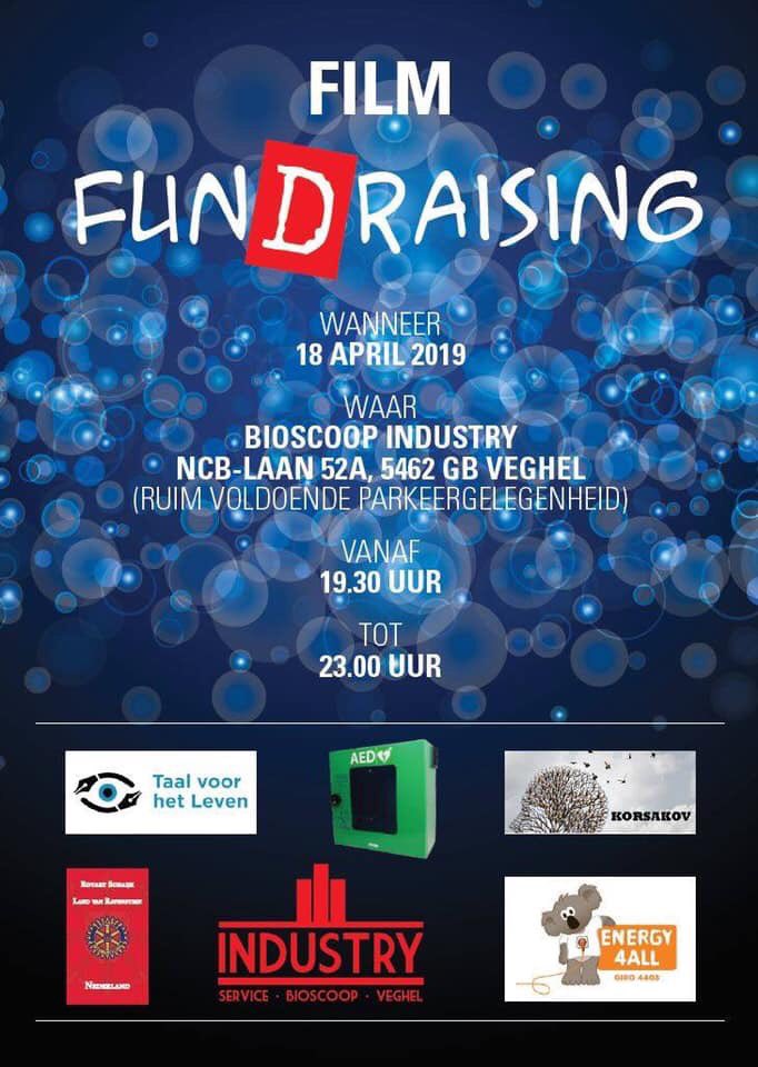 Forza4Mees's tweet photo. FILMAVOND, donderdag 18 april 2019!

Heb jij zin in een goed verzorgde filmavond met hapjes en drankjes, in de gezellige ambiance van Industry Service Bioscoop Veghel waarmee je het goede doel Energy4All ondersteunt? Fantastisch avond voor € 37,50. 📧forza4mees@hotmail.nl. https://t.co/0T6mdMBpKU
