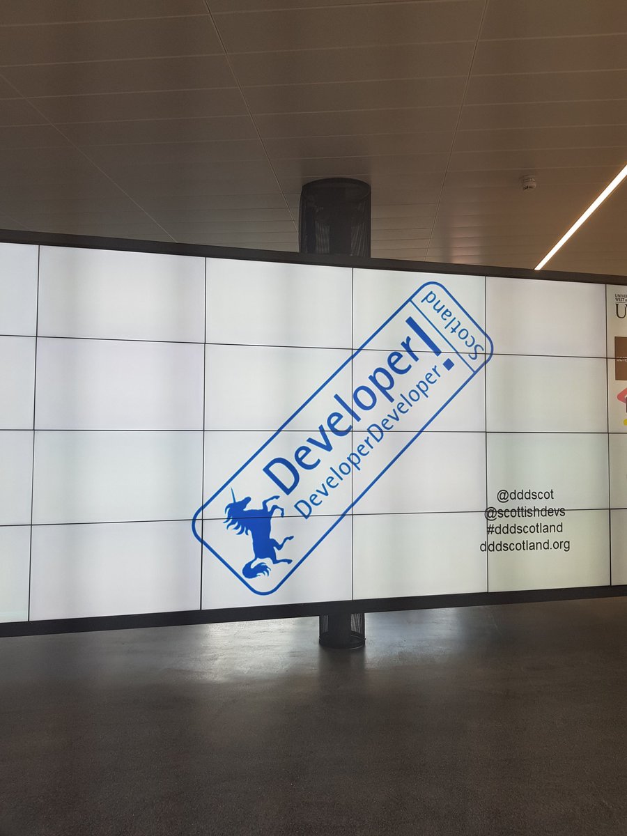 A year ago today... #dddScotland