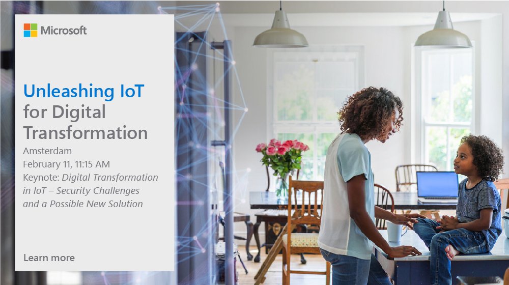 MSIoTDevs's tweet image. Goedemorgen! Going to #unleashiot in Amsterdam? Our partner Martin Grossen from @Avnet shares his practical experience with #digitaltransformation in business and how #Microsoft #AzureSphere can help secure #IoT innovations msft.social/VBeRNF