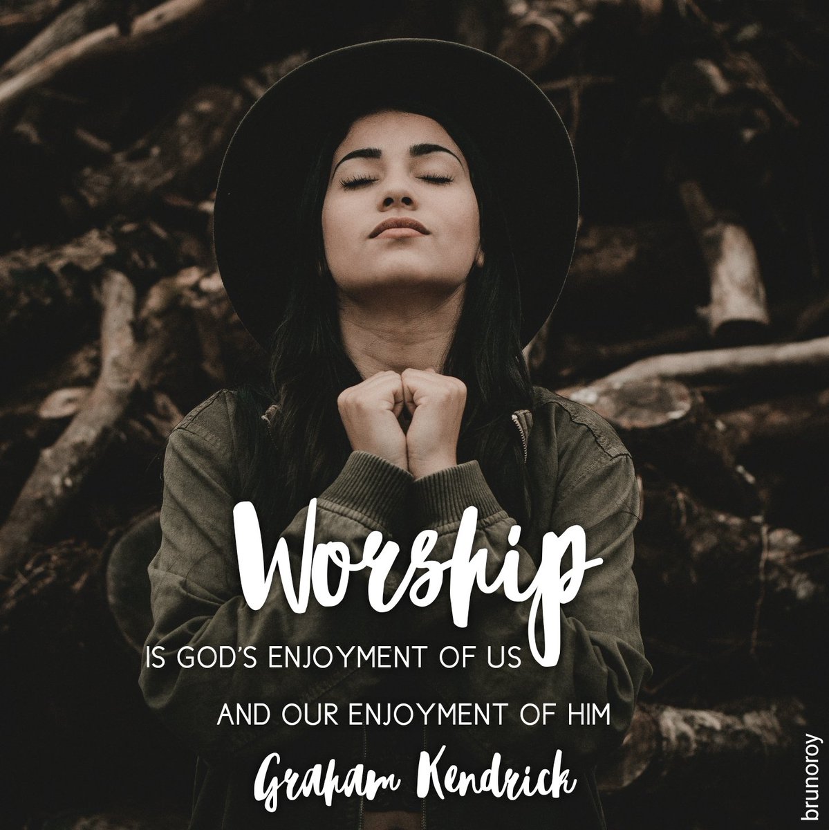 Worship is God's enjoyment of us and our enjoyment of Him.” Graham Kendrick  #quotes #worship #wisdom #God #Gospel #Jesus #Christ #spiritual  #GrahamKendrick, image size:1199x1200
