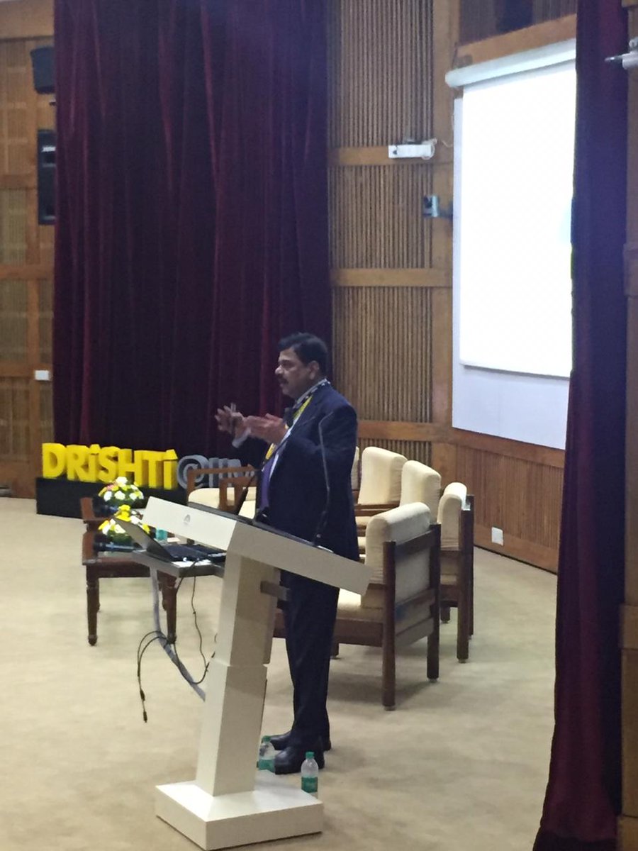 ShubhraRai7's tweet photo. @RichardVII CEO MIBS Mahindra&amp;Mahindra talks about digital innovation and strategies at Drishti 2019 #Drishti2019 @nsrcel @Ntalents_ai @IIM_Bangalore @dasaxena @mayankmmmec07 @varunarula @sagarika_sagu https://t.co/8ysdwTXyRD