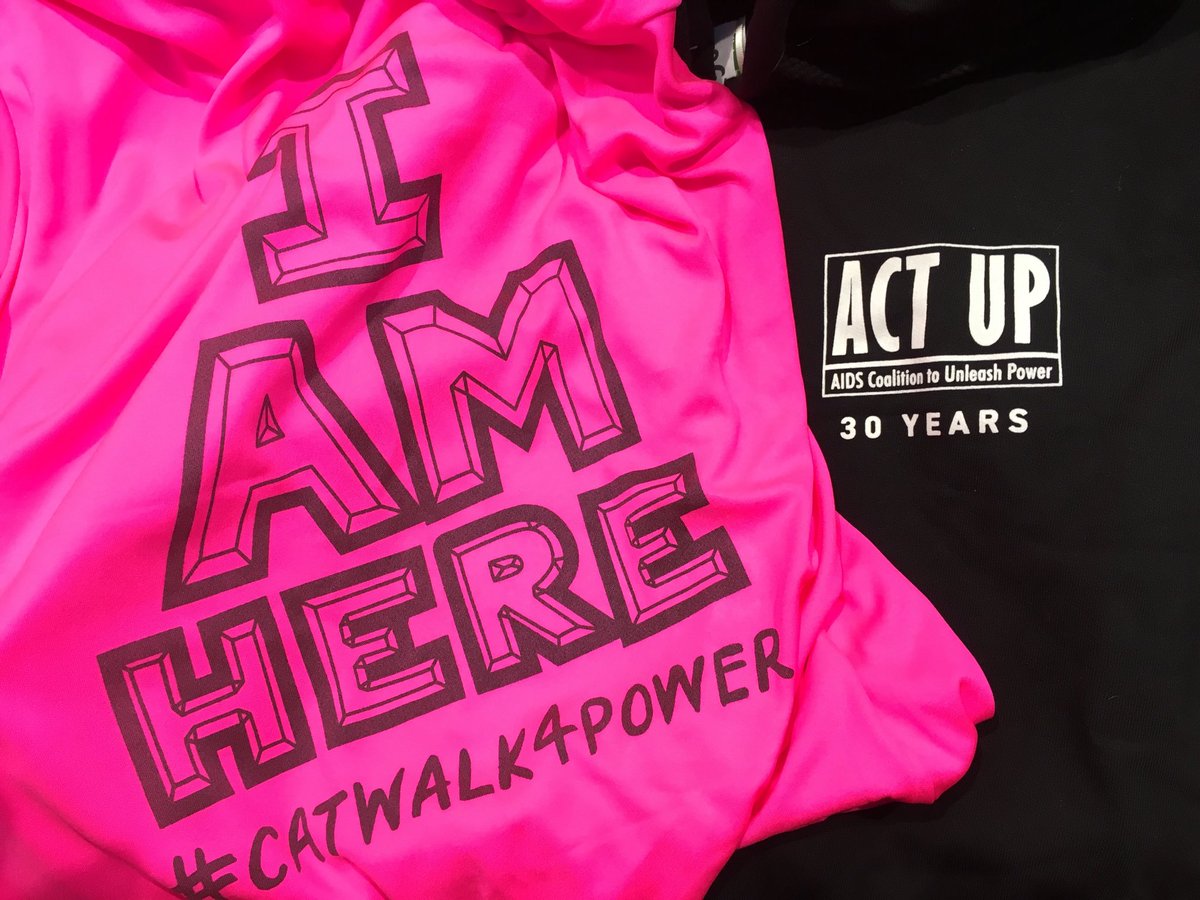 Catwalk4Power's tweet photo. 2night after #Catwalk4Power speak at the #QueerCinemaClub screening of #HowToSurviveAPlague @YardTheatre C4P T-shirts, ltd edition #ActUpNY @LEVIS pride vests + hoodies will b 4 sale to fundraise for C4P projects. @ACTUP_LDN @Positively_UK https://t.co/pWkGpvDI0W