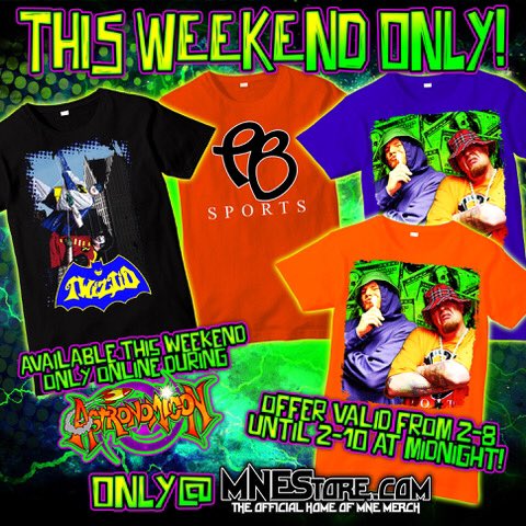 TwiztidShop's tweet photo. There's still time to pick up your #lilpoot & #bigstank designs but hurry, it's this weekend only - link in bio!!!
Get yours while you still can π₯
#majikninjaentertainment #mne2019 #twiztid #underground https://t.co/TPVnbJ2mpp