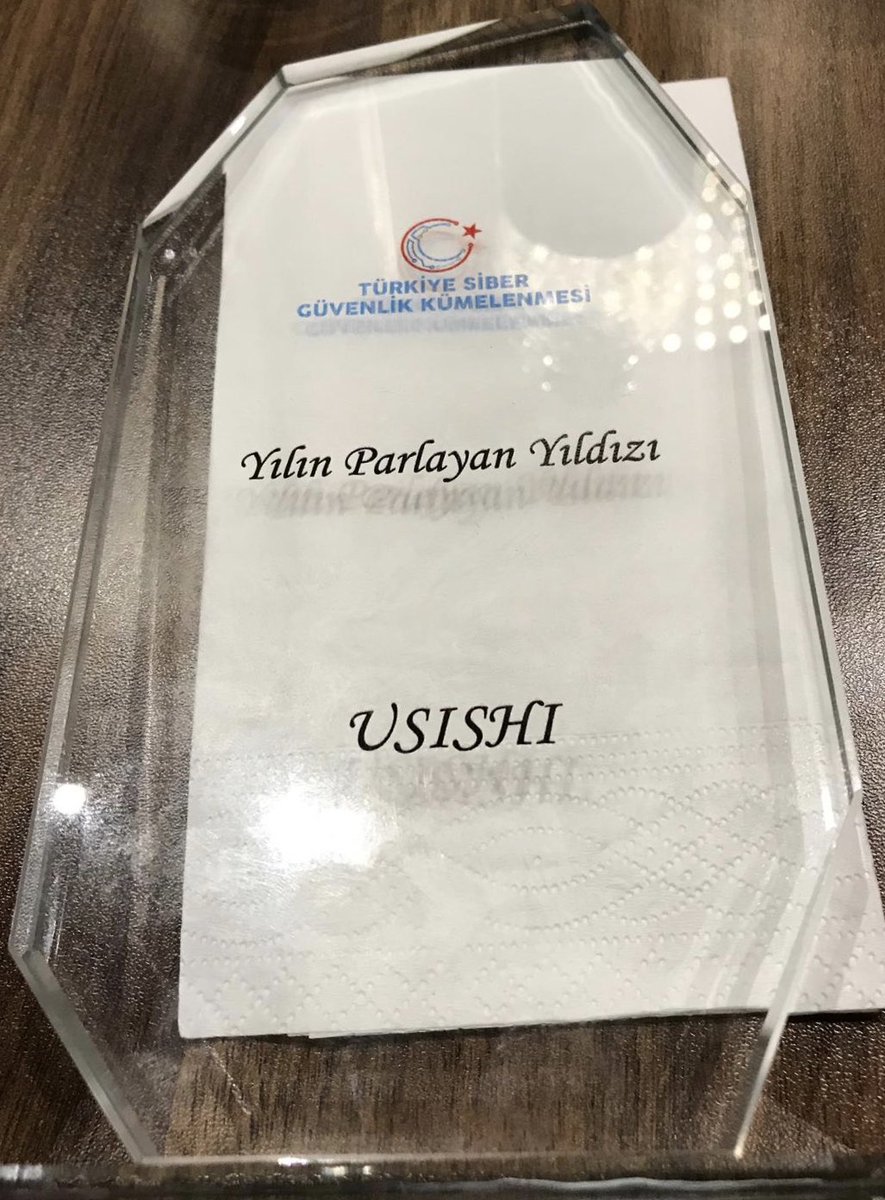 Elhamdulillah mücadeleye devam ediyoruz.
Yılın Parlayan Yıldızı 
USISHI (Buluthan)