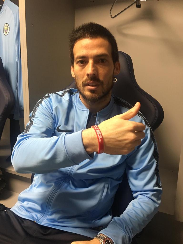 etihad's tweet photo. Our sports family showing their support, by wearing the Special Olympics @WorldGamesAD wristbands.  #MeetTheDetermined @AlNassrFC_EN @ManCity @NYCFC https://t.co/orFUh2adm8