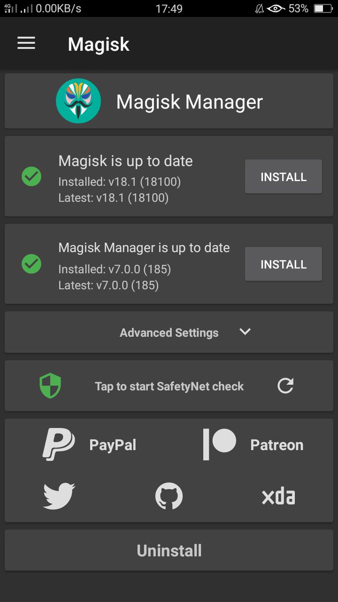 DokterTafi's tweet photo. @topjohnwu I got this updates recently and it works smooth on my oppo a37 https://t.co/e73KHAPa1q