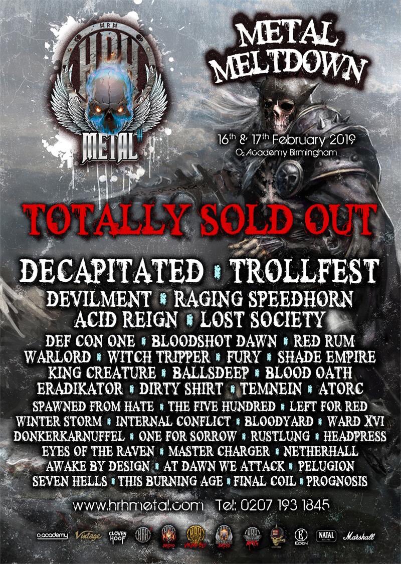 We’re looking forward to seeing you at this SOLD OUT show next weekend  at HRH Metal! <a href="/hrhmetal1/">HRH Metal</a> #Devilment