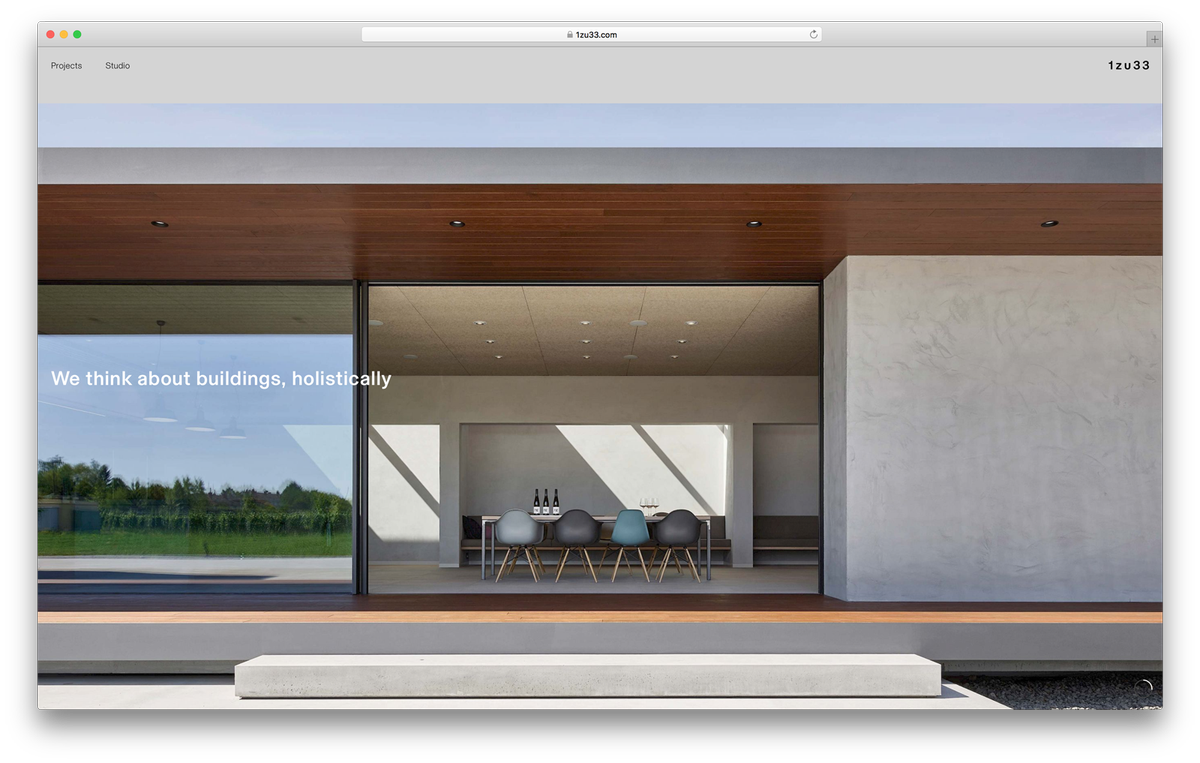stinlemp's tweet photo. 1zu33. Portfolio website for Munich based architecture studio 1zu33. https://t.co/fQ6Nk6qs4z https://t.co/d4Dg5X1AqQ