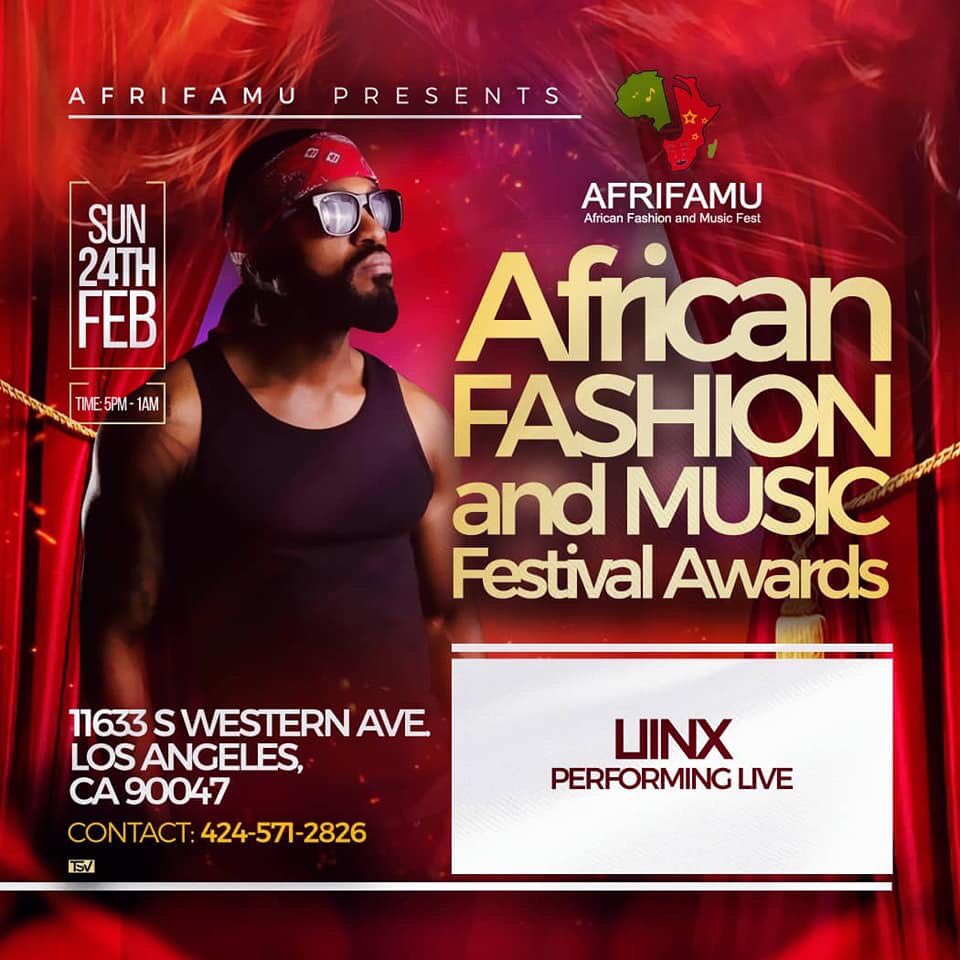 LiinxOfficial's tweet photo. For my people in #LA #California n all of #USA Lets make it a date this #23rdFeb and #24thFeb for the #AfrifamuAwards. I will be there to thrill u all with some of that #Liinx vibe.
Please help me spread the word. π₯π₯π₯
Spice ur Sunday with
This ππΎ https://t.co/0BeQVzEiJg https://t.co/Ad4fOs9mDs