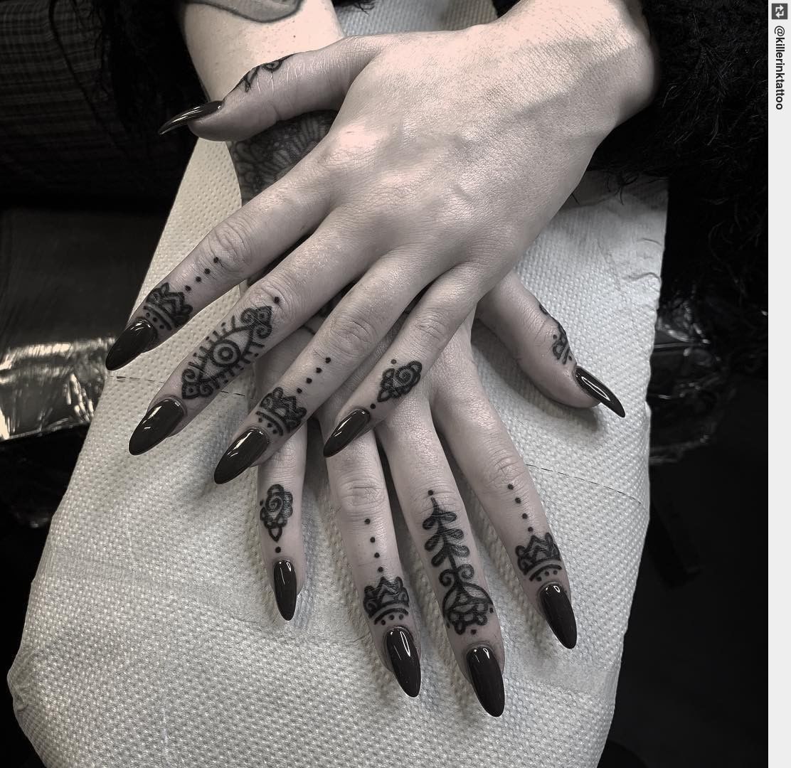 Stunning Finger Tattoo Transformation