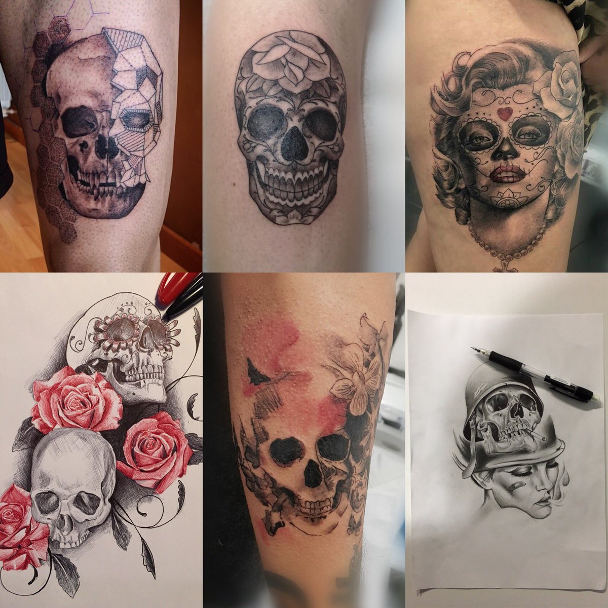 TatuatteStudio's tweet photo. Tattoos @TatuatteStudio 
#skulls #skulltattoo #skulllovers #Valencia #patraix #tattooartist 
CITAS +34 601 359 372 https://t.co/bxSp7KP8g5