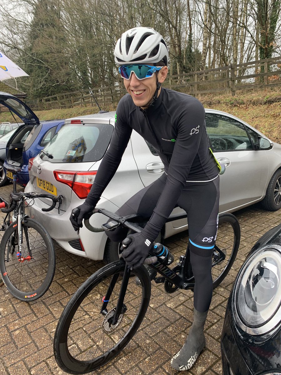 MeudonRT's tweet image. Looking remarkably happy on his new bike supplied by @PedalHeaven before the start of the #Perfs was @freeman_1998