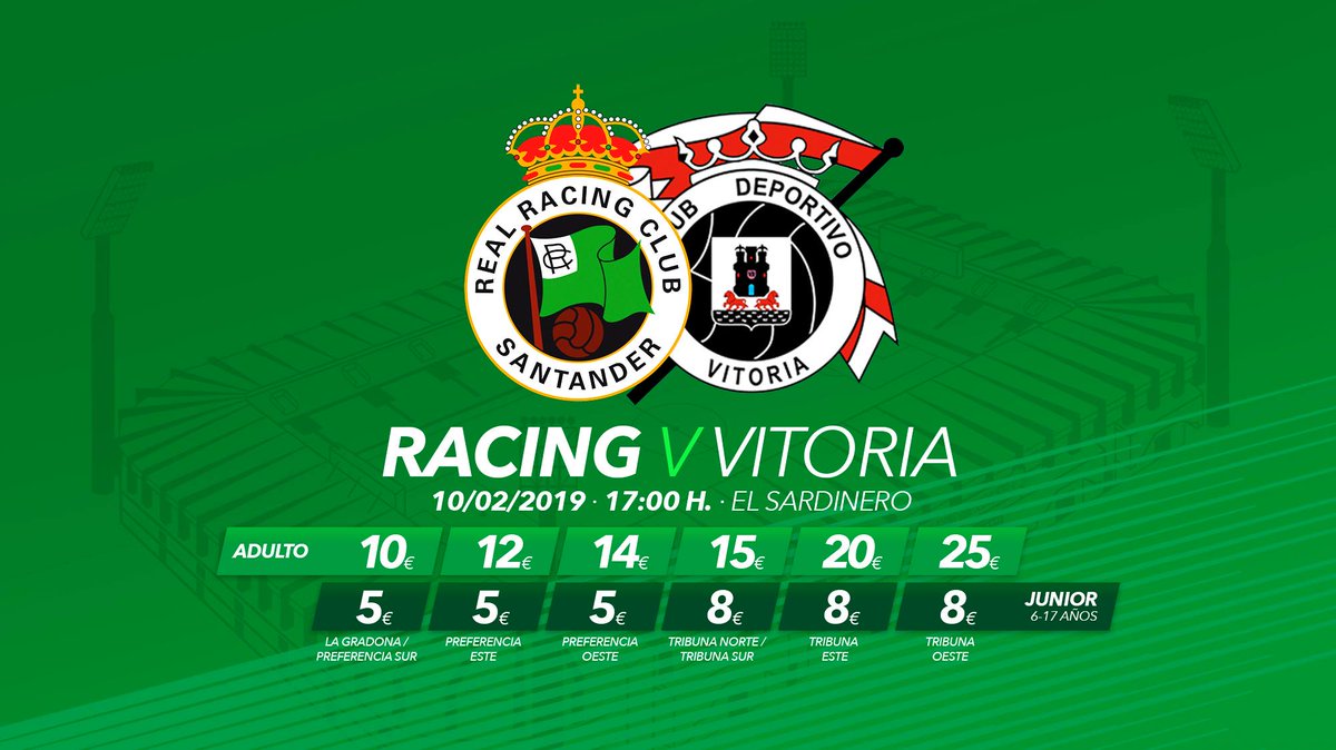 Esta tarde cubrimos el partido de #fútbol #Racing vs #Vitoria