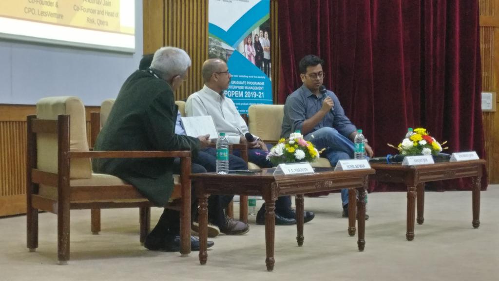PGPEMIIMB's tweet photo. Why Alternative finance is important for our economy #Drishti2019  @IIM_Bangalore @nsrcel @IIMBAA @HarmanIndia https://t.co/Cx9lj7EbVN