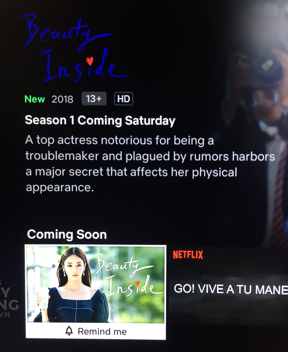 leedaheeglobal's tweet photo. YAHOO!!
#TheBeautyInside is finally coming to #Netflix starting this Saturday, February 16, 2019! Are you guys excited to rewatch it? 🤩🤗
#LeeDaHee #이다희 #อีดาฮี #李多熙 #dahee0315 #뷰티인사이드 #KangSaRa https://t.co/VrLUWe2iXB