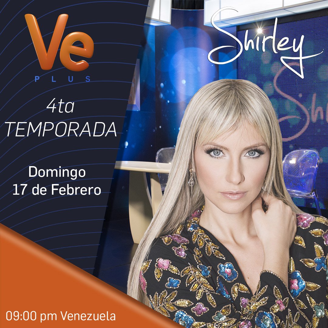 Venevision Plus (@venevision_plus) on Twitter photo A partir del domingo 17 de febrero, prepárense para disfrutar de la 4ta temporada de #Shirley con grandes invitados que te sorprenderán. ¿A quién te gustaría que <a href="/shirleyvarnagy/">Shirley Varnagy</a> entrevistara en esta nueva temporada? #DateElGusto A partir del domingo 17 de febrero, prepárense para disfrutar de la 4ta temporada de #Shirley con grandes invitados que te sorprenderán. ¿A quién te gustaría que <a href="/shirleyvarnagy/">Shirley Varnagy</a> entrevistara en esta nueva temporada? #DateElGusto