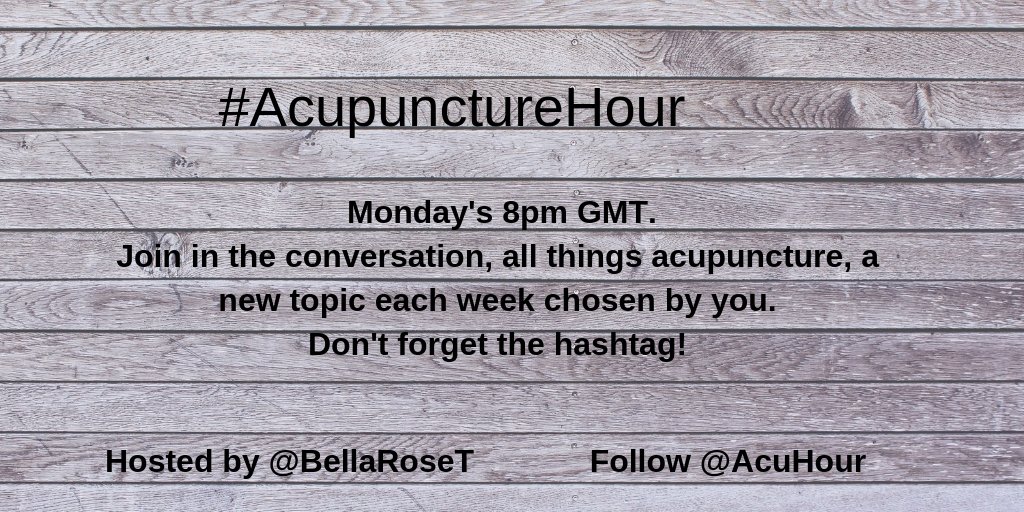 #AcupunctureHour #Acupuncture #TCM #ChineseMedicine #Health #WellBeing