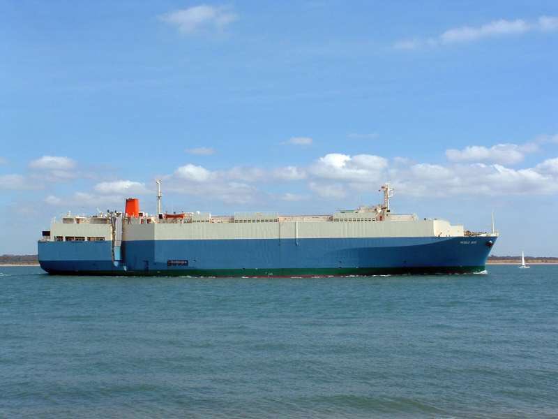 douganbren's tweet photo. So my #WeeYin has arrived safely in Japan , tomorrow he sets sail for 4mths on this #badass #Massive ship to start his career as a marine mechanical engineer , so proud ! But boy the house is already too quiet #TwoBoys #ThenOne #EmptyNest #BothDoingWhatTheyLove #ProudParents 💙 https://t.co/JeInlBDeGY