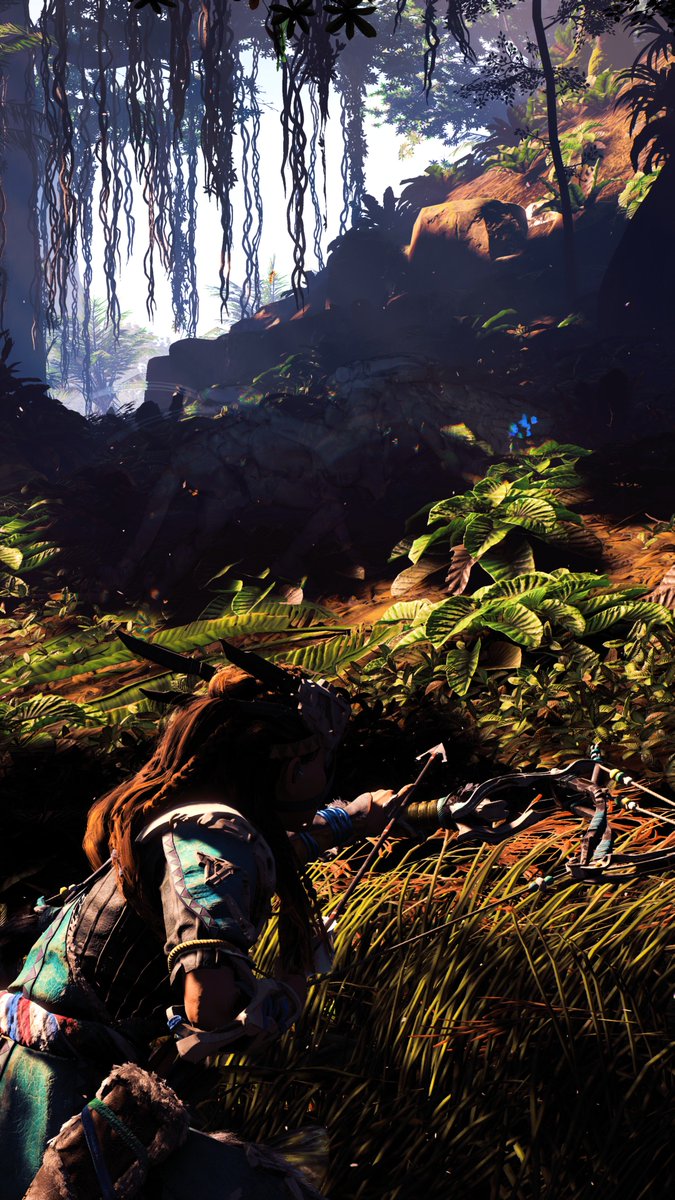 AreeLyBadPun's tweet photo. #VirtuaSun - Not a Sound.

I love how Aloy looks through the shimmer of Stalkers. 
Almost like a painting. ❤️
Hope you enjoy!

#HorizonZeroDawn #Aloy #VGPUnite #VirtualPhotography #PhotoMode #Screenshot #PS4Share https://t.co/ENWAAu9iee