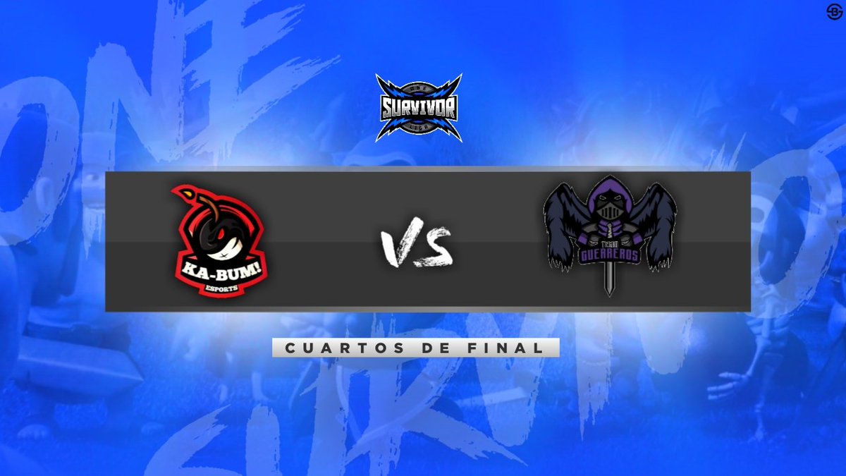 #LigaOneSurvivor 

En esta llave explosiva y llena de acción, este encuentro de seguro sacará chispas. Hablo de 

@KaBum_eSports vs <a href="/CRTeamGuerreros/">Team Guerreros</a>