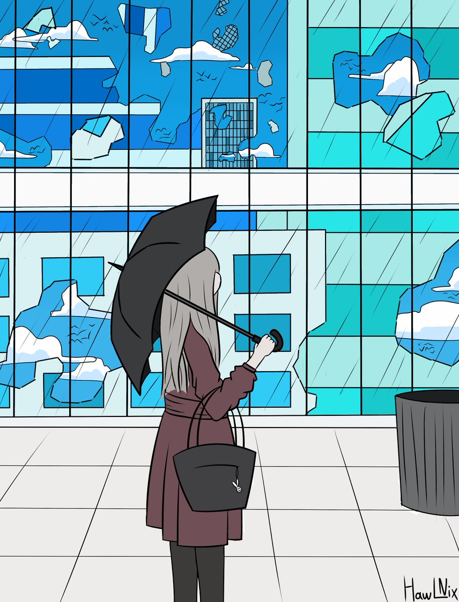 Hawl Broken City Made In Paint Tool Sai Time 5 6 Hours You Can Use As A Wallpaper If U Want But Don T Steal Trace Steal Again Without My Consent It S Not That