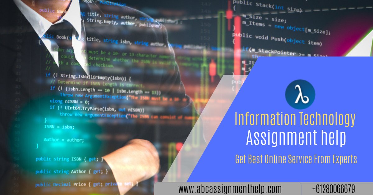 abcassignmenth's tweet image. Our online experts avail Information technology assignment help to college students to order to solve all your queries and doubts before the prescribed time.#Informationtechnologyassignmenthelp #assignmenthelp #abcassignmenthelp #onlineassignmenthelp 
abcassignmenthelp.com/information-te…