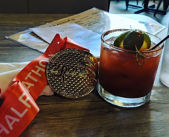 NoFloBeerGuy's tweet photo. 12th annual @262withdonna in the record books...slow and painful half marathon...guess that's what I get for lack of training...#halfmarathon #262withdonna #bloodymary #running https://t.co/nPB0YKae0s https://t.co/Y3MfxsErCa