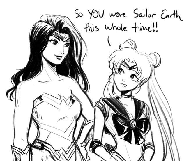 #WonderWoman #SailorMoon #SailorWonder