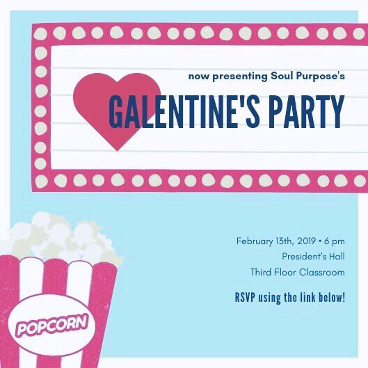 SoulPurposeUT's tweet photo. Our Galentines Day Party is THIS Wednesday at 6 PM! ♡ https://t.co/6vW7BbkAPQ