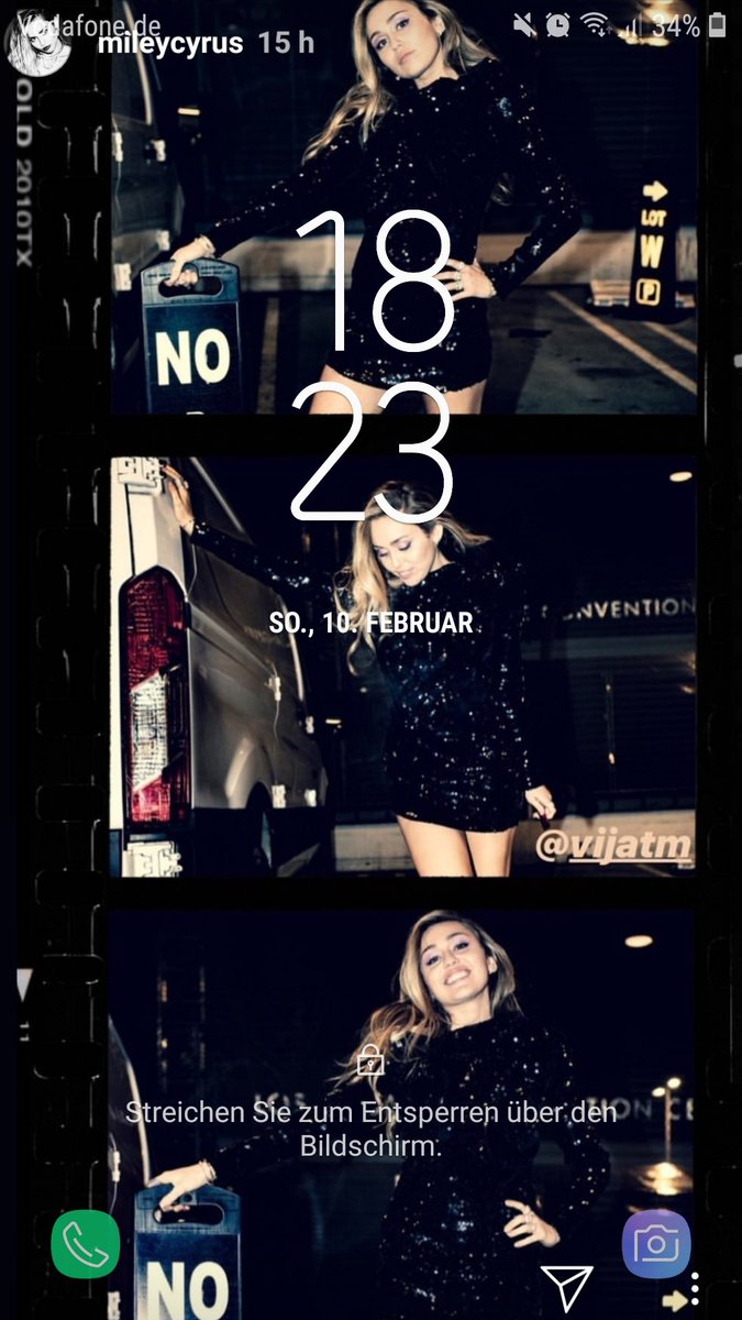 Jess_night's tweet photo. @MileyCyrus this smart, talented, funny and beautiful human being as my lockscreen ❤❤❤ https://t.co/VrYhu1DDOm