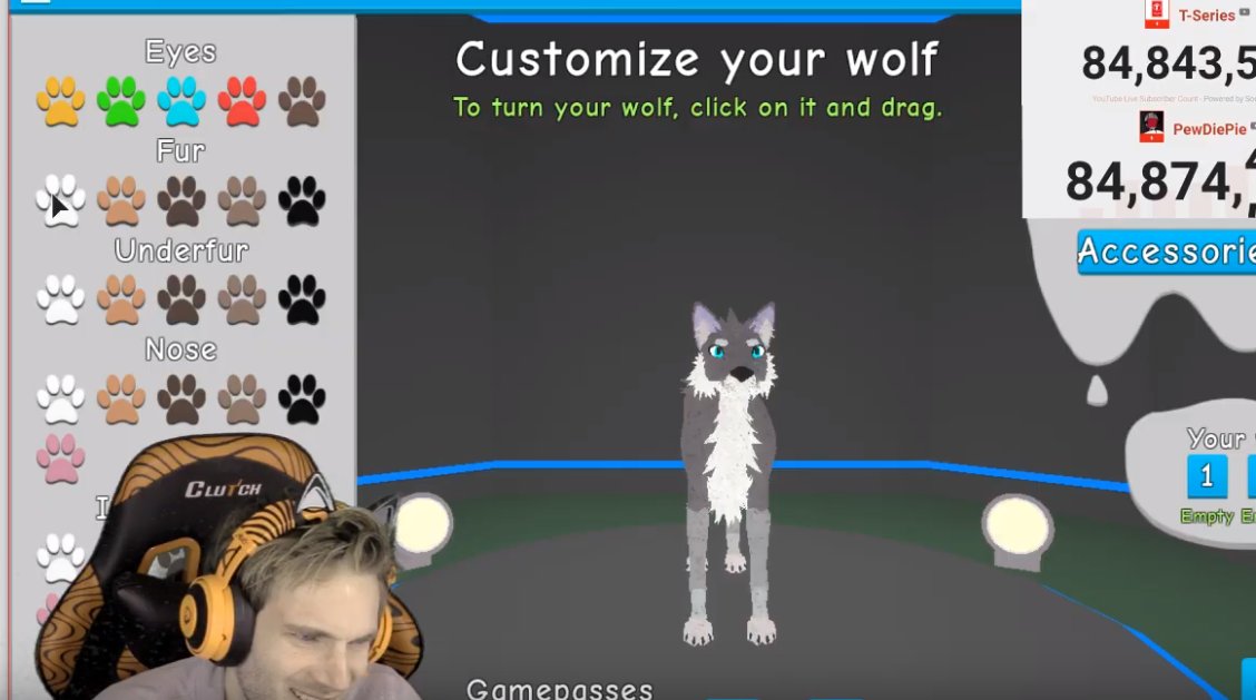 Phini On Twitter At Pewdiepie Playing Wolves Life Beta Omg - roblox videos how to play wolf life 3