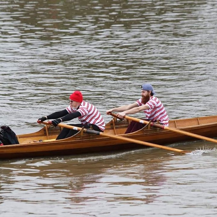 SunburySkiff's tweet photo. DSPC winter TT #fixedseatrowing #thamesskiff #skiff #skiffracing https://t.co/eloZu7zs04