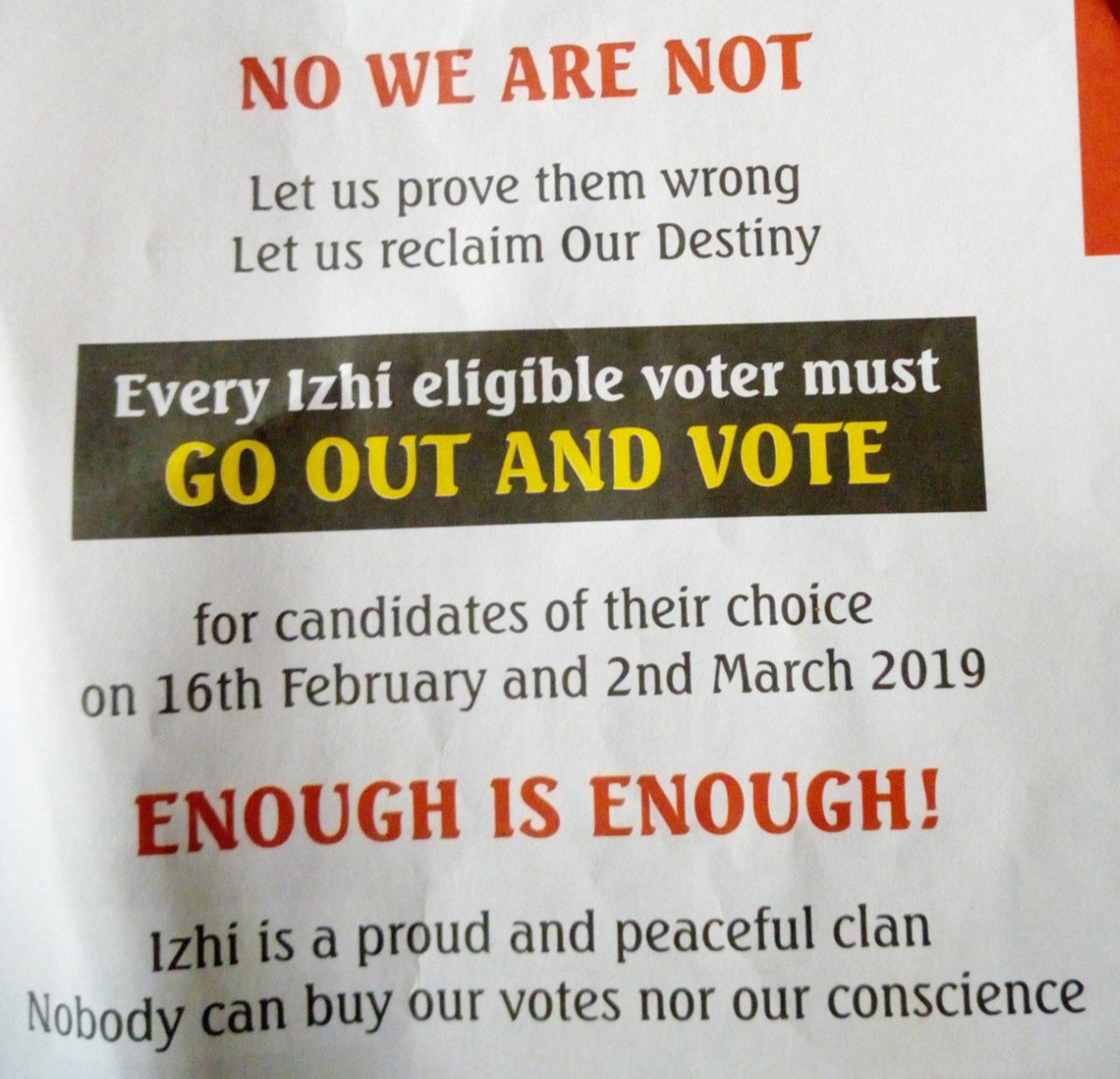 IdamLouis's tweet photo. I was proud to see a bunch of youths passing these out in churches and streets this morning. Let's stay enlightened. #NoVoteBuying #NoToThuggery #NoToElectionBoycott
@ajeromorgan @DrJoeAbah @julietkego @cchukudebelu @AMADICHIMA @segalink https://t.co/Aynz0fdyyo