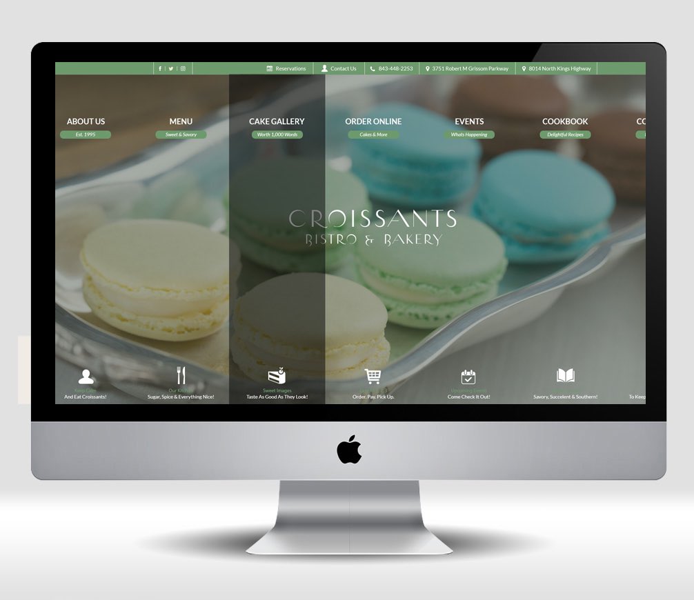 73_deville's tweet image. The buttercream icing on top of the new Croissants website we’re in the final stages of designing and developing is the new e-commerce feature that makes it possible to order specialty and wedding cakes online, regular menu items, plus make reservations! croissants.net